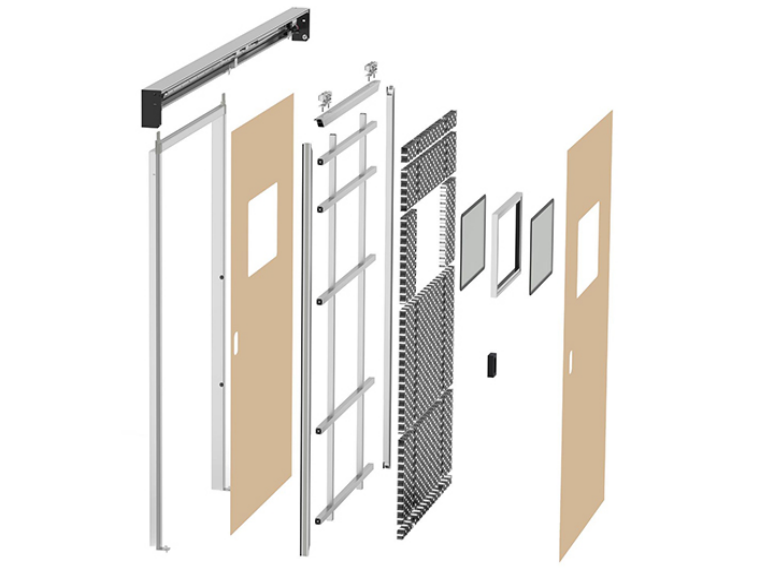 airtight automatic clean room door